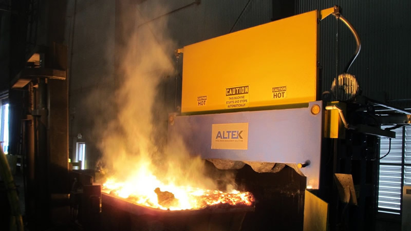 Aluminium Dross Press Servicing From Altek