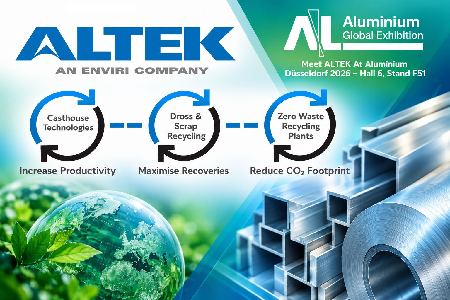 ALTEK Heads to ALUMINIUM 2026 in Düsseldorf