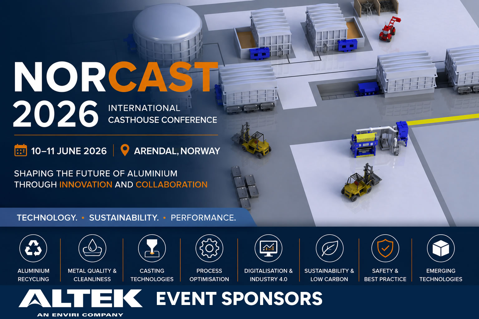 NorCast 2026 Program Focused On Sustainability Recycling & Advanced Manufacturing