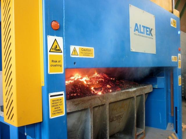Our Slag Press in Action
